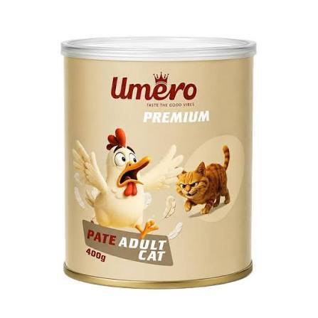  کنسرو گربه بالغ طعم مرغ و اسپیرولینا umero اومرو 800 گرم 