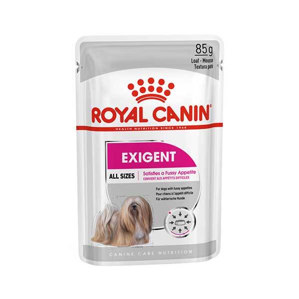 پوچ سگ رویال کنین اگزیجنت Royal Canin Mini Exigent وزن 85 گرم