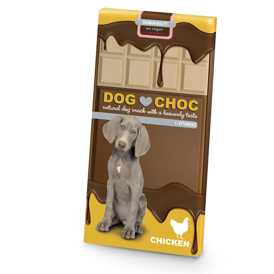 شکلات تشویقی سگ داگ چاک مرغ Dog Choc وزن 100 گرم
