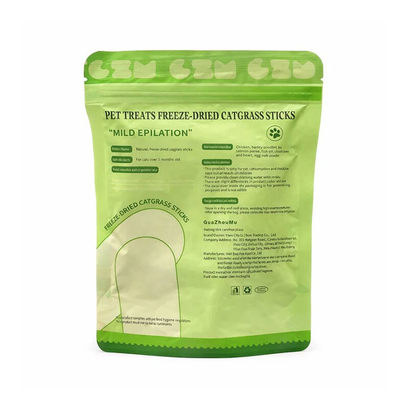 تشویقی گربه سی زد ام با طعم مرغ Cat Grass Teething Stick وزن 30 گرم