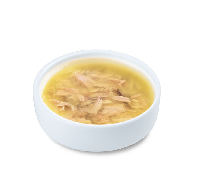  سوپ گربه ونپی با ماهی سالمون و تن WANPY Meat Broth Salmon & Tuna وزن 50 گرم 