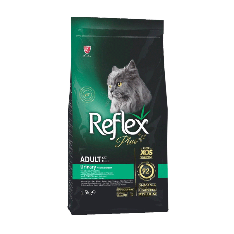 غذای خشک گربه یورینری با طعم مرغ رفلکس پلاس Reflex Plus Urinary With Chicken وزن 1.5 کیلوگرم