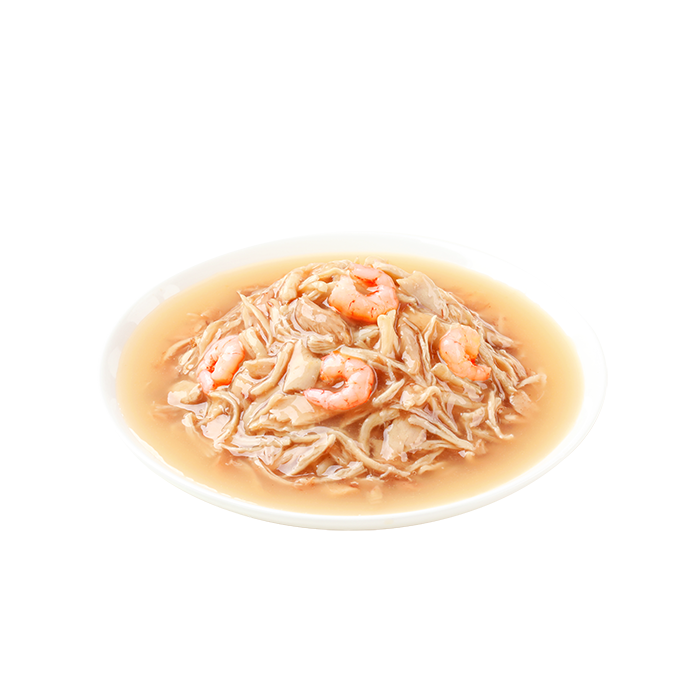  پوچ خورشتی گربه ونپی با ماهی تن و میگو WANPY Stew Tuna & Shrimp وزن 70 گرم 
