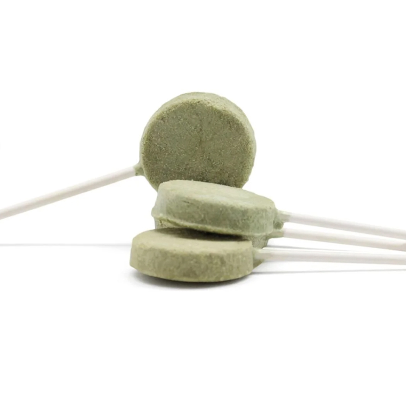تشویقی آبنباتی گربه رانووا با طعم علف گربه Ranova Delicious Cat Grass Lollipops for Cats بسته 1 عددی