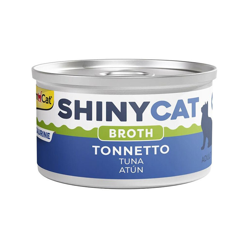  کنسرو غذای گربه جیم کت با طعم ماهی تن در سس GimCat ShinyCat وزن 70 گرم 
