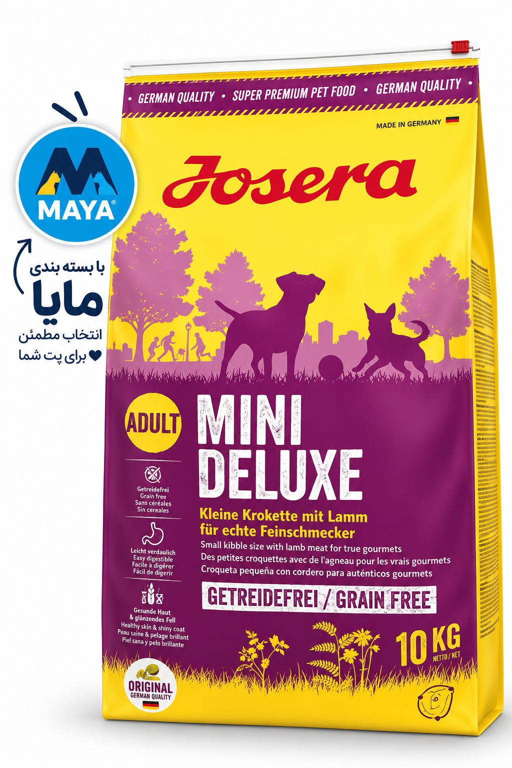  غذای خشک سگ نژاد کوچک جوسرا Josera Mini Deluxe وزن 1 کیلوگرم 