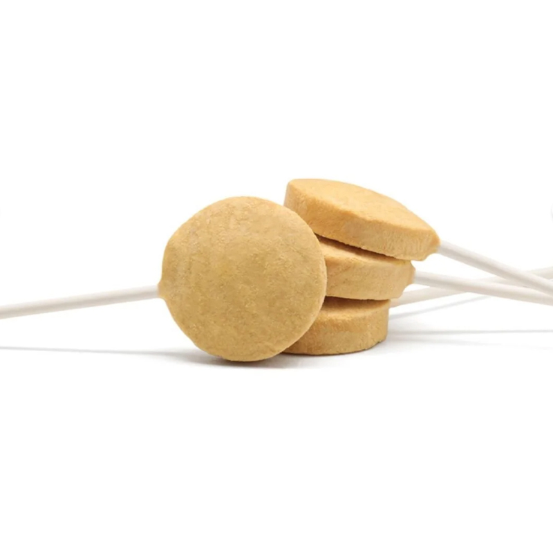  # تشویقی آبنباتی گربه رانووا با طعم کدو Ranova Delicious Pumpkin Lollipops for Cats بسته 1 عددی 