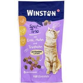 تشویقی گربه وینستون با طعم میکس Winston Treats Spab Trio وزن 50 گرم