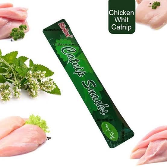 بستنی گربه بایولاین با طعم مرغ و کت نیپ 15 گرم