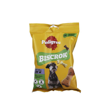 تشویقی سگ پدیگری مدل Biscrok Multi Mix وزن ۲۰۰ گرم