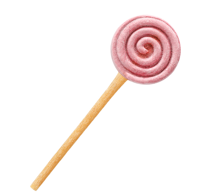 تشویقی آبنباتی سگ ونپی با طعم مرغ، شیر بز و بلوبری Wanpy Freeze Dried Lollipop وزن 14 گرم