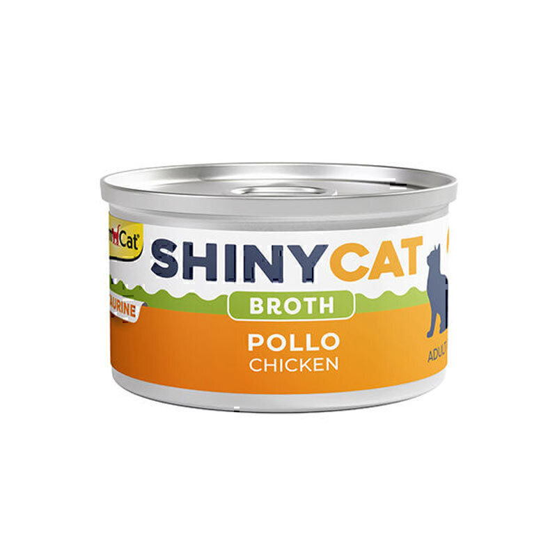  کنسرو غذای گربه جیم کت با طعم مرغ در سس GimCat ShinyCat وزن 70 گرم 