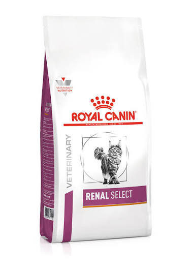  غذای خشک گربه رنال سلکت رویال کنین Royal Canin Renal Select وزن 2 کیلوگرم 