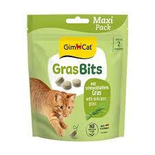 اسنک تشویقی گربه جیم کت با طعم علف گربه GimCat Gras Bits